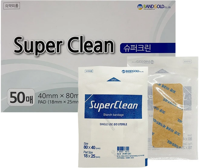 밴드골드 슈퍼크린 밴드, 1개 - 쿠팡