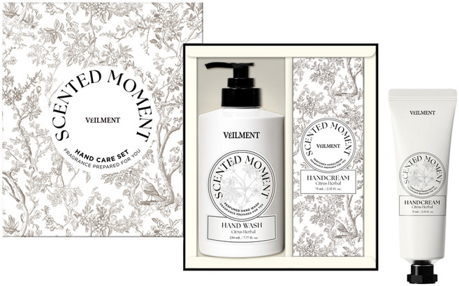 벨먼 센티드 모먼트 핸드 케어 세트 + 쇼핑백, 1세트