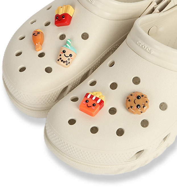 crocs 卡駱馳 智必星 Bad But Cute Food 5件組 OS 10012193