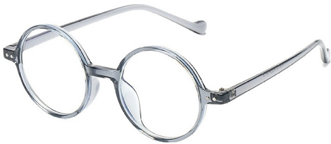 ALEGANT 都市潮奢小圓框輕量光學框UV400濾藍光眼鏡 TR90