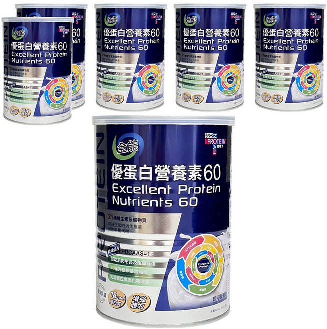 Protein 諾亞普羅丁 全能優蛋白營養素60, 6個, 400g