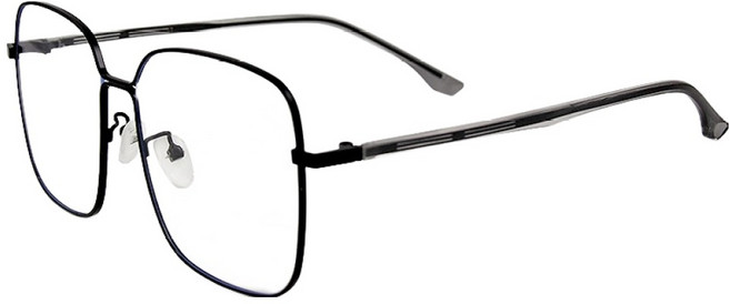 ALEGANT 透視感金屬方框UV400濾藍光眼鏡