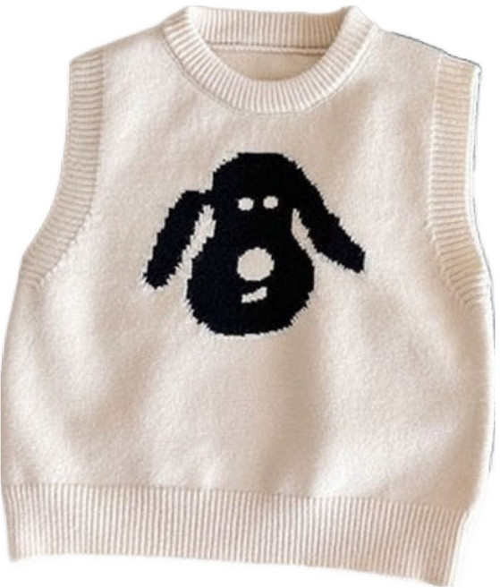 Arbe 아동용 레이지독 니트조끼