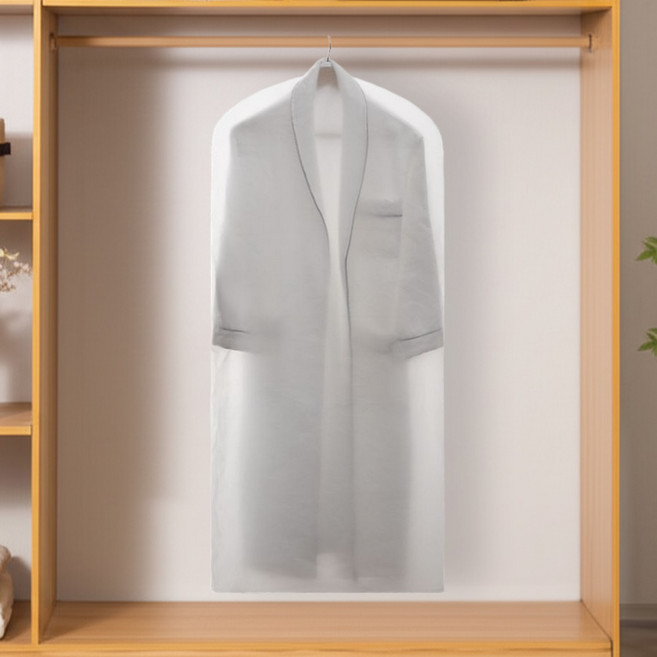 CLOTHES COVER 밑단트임 반투명 방수 의류 커버, 5개, 1개입