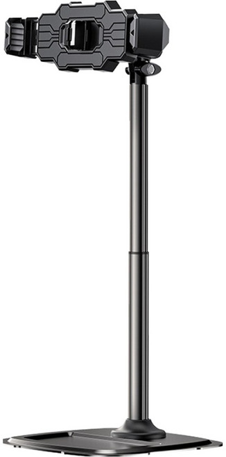 Kyhome 雙機位桌面手機支架/平板支架/折疊懶人支架 D-02, 1個, 黑色, 單一商品