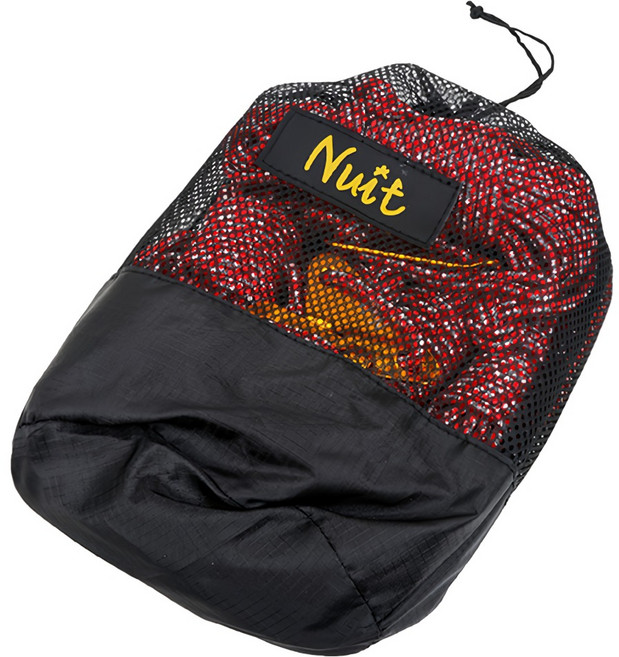 Nuit 努特 反光營繩三角調節片套裝組 NTR40, 紅色