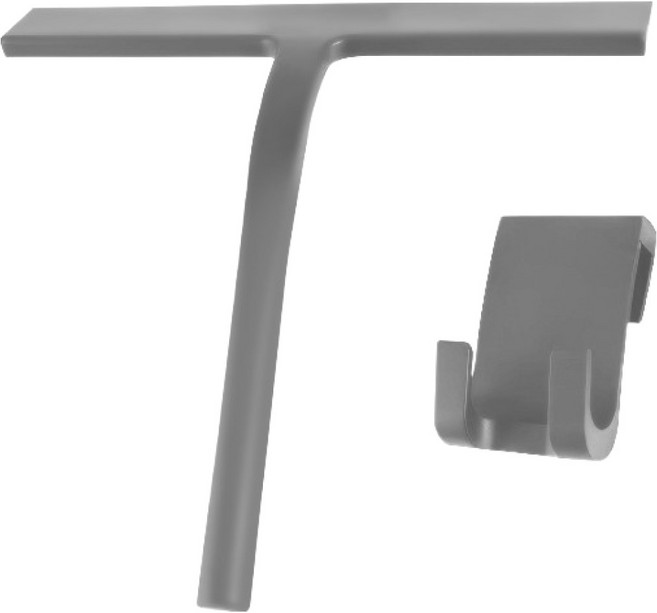 더자카 슬림 스퀴지 물기제거기 걸이 세트, 그레이, 1세트