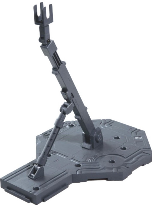 BANDAI 1/144 1/100 Action Base 4 鋼彈模型 地台型支撐架/腳架 組裝模型, 黑色, 1個