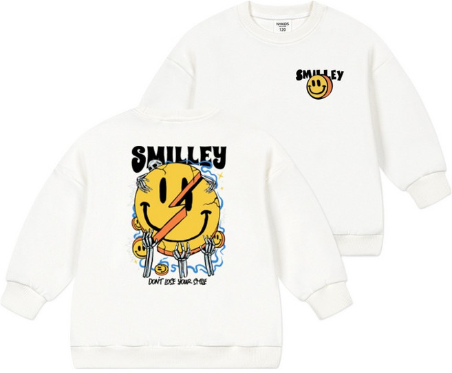 뉴욕꼬맹이 아동용 오버핏 맨투맨 WZ038