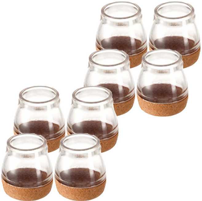 FaSoLa TPE桌腳/椅腳靜音耐磨防滑墊4件組, 2套