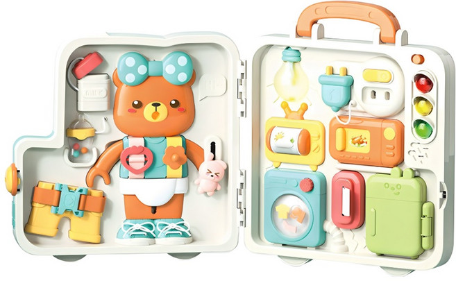 PLAYFUL TOYS 頑玩具 益智忙碌書, 1套, 白色