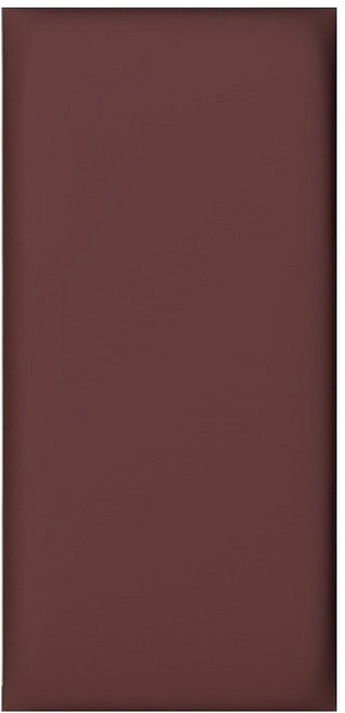 미소로운 벽 쿠션 벽매트 25 x 50 cm, 버건디, 1개