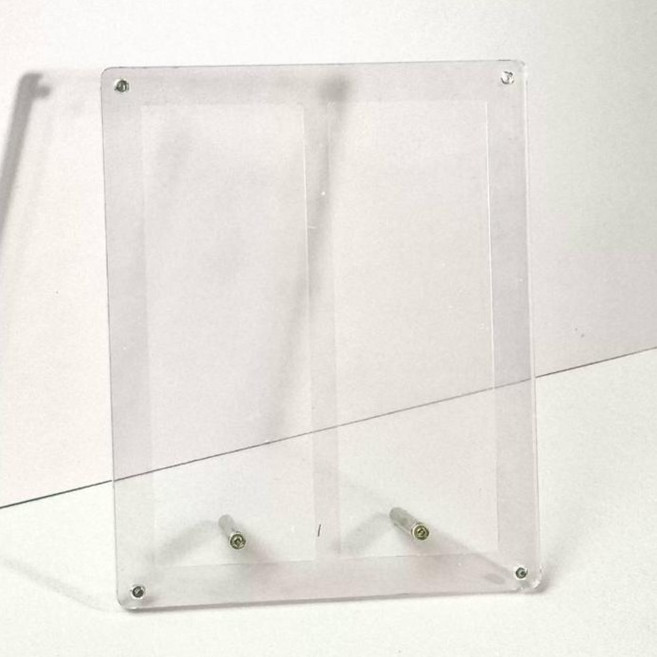 아크릴 네컷 액자 두장, 1개, 투명