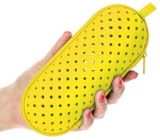 수경용품 케이스 AQSG0029, 레몬옐로우, 1개