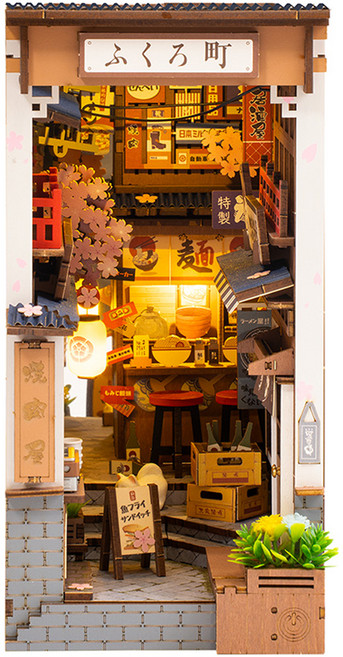 로보타임 DIY 북눅 사쿠라 와인 앨리 TGB11, 혼합색상, 1개, 249피스