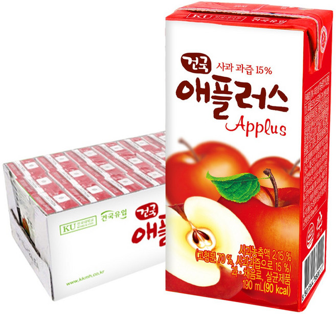 Konkuk 蘋果Plus, 24個, 190ml