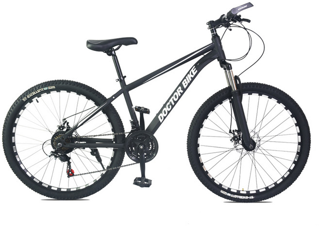 닥터바이크 F-26S 23년형 MTB 자전거 66cm 방문설치, 멧블랙, 1개, 170cm