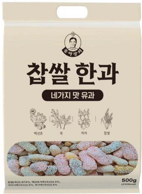 풍미상회 찹쌀한과, 500g, 1개