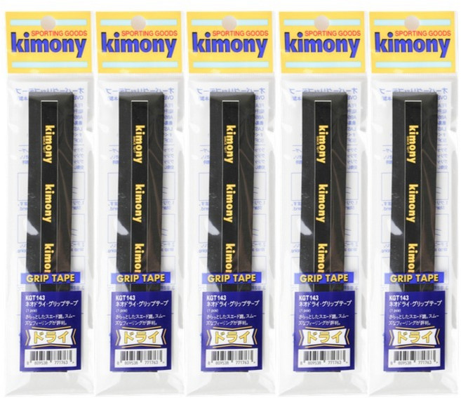 키모니 네오 드라이그립 KGT143, 블랙, 5개