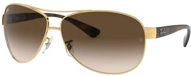 Ray-Ban 雷朋 金屬框漸層鏡片太陽眼鏡 RB3386-001/13