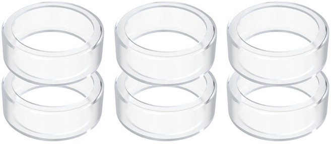 스페이스쉴드 레노버 리전고 S 호환 게이밍 스틱 가드 아날로그 스틱 실리콘 갈림방지 링 Protect Lite 6p 세트, 투명, 1세트