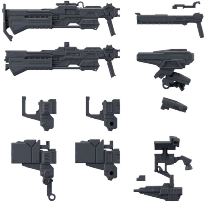 BANDAI 30MM 003 輕作戰 配件套組 機戰傭兵VI 境界天火 武裝套組03 組裝模型, 1套