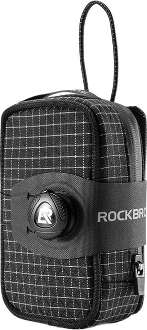 락브로스 물통거치 컴팩트 자전거 안장가방 P010, 체크, 1개
