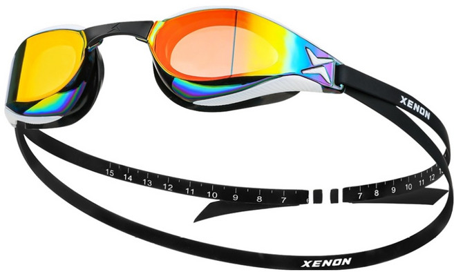 SD7 XENON DRACO 泳鏡 SGL-54D, GDWH, 1個