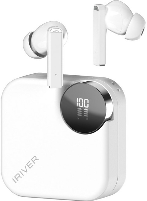 아이리버 TWS 팩트 ANC ENC 블루투스 무선이어폰, ITW-S7, 화이트