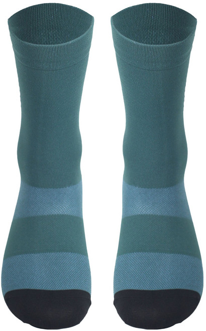 사일런스 프리미엄 사이클삭스 무봉제 자전거양말, 피콕그린, 1세트