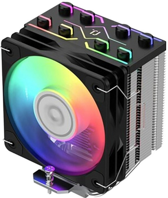 아이에이치티피 ARGB CPU쿨러 J8, 블랙, 1개