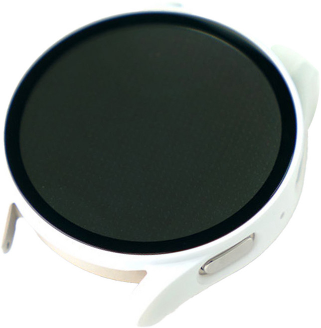 우먼스9999 갤럭시워치 7 호환 강화유리 풀커버 케이스, 화이트, 1개