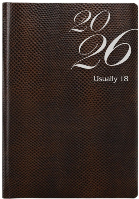 양지다이어리 2026 유즈어리18 다이어리, 브라운, 1개