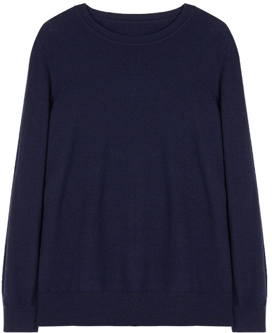 올리비아하슬러 여성용 캐시미어 라운드넥 보온 스웨터 OHBWSW301