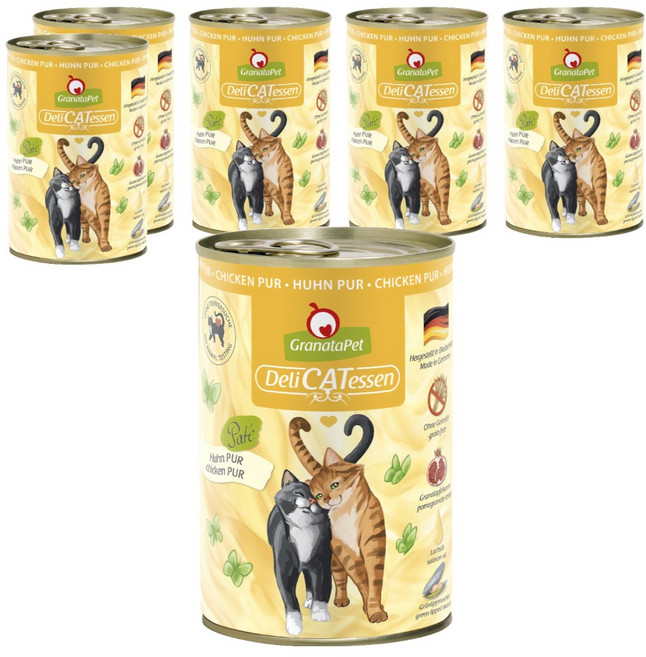 GranataPet 葛蕾特 精緻食光主食系列 貓罐 10號, 雞, 400g, 6罐