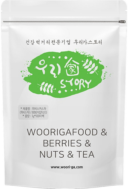 우리가스토리 히비스커스차, 1g, 100개입, 1개