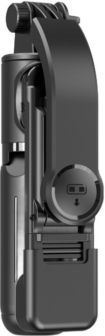 OMG 鋁合金自拍棒 帶燈款, 1個, 黑色, Q20S