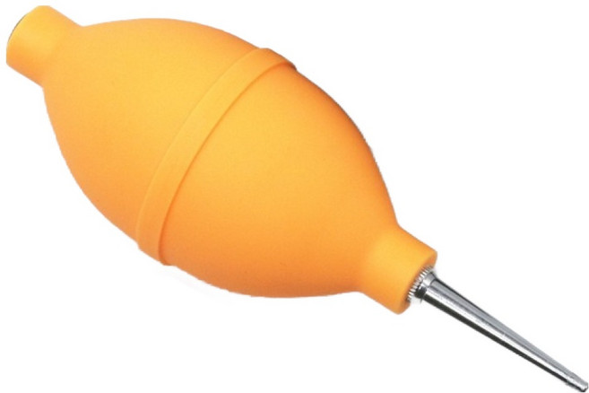 노베라나 카메라 키보드 먼지 제거 청소 블로워, 1개, 오렌지