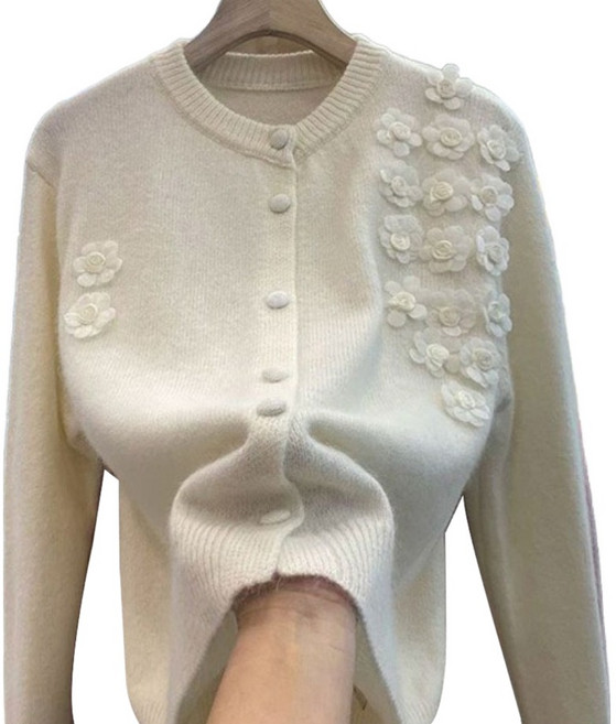 포플러앤씨 여성용 콜미트 니트 가디건 P25FC081413