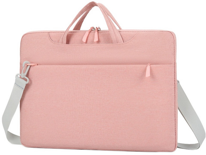 어픽 얇고 심플한 가벼운 노트북 가방, 핑크 A, 1개