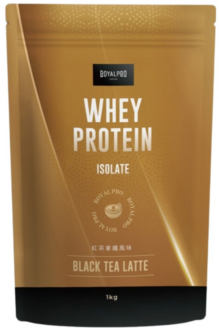ROYALPRO 全分離乳清蛋白 紅茶拿鐵, 1kg, 1個