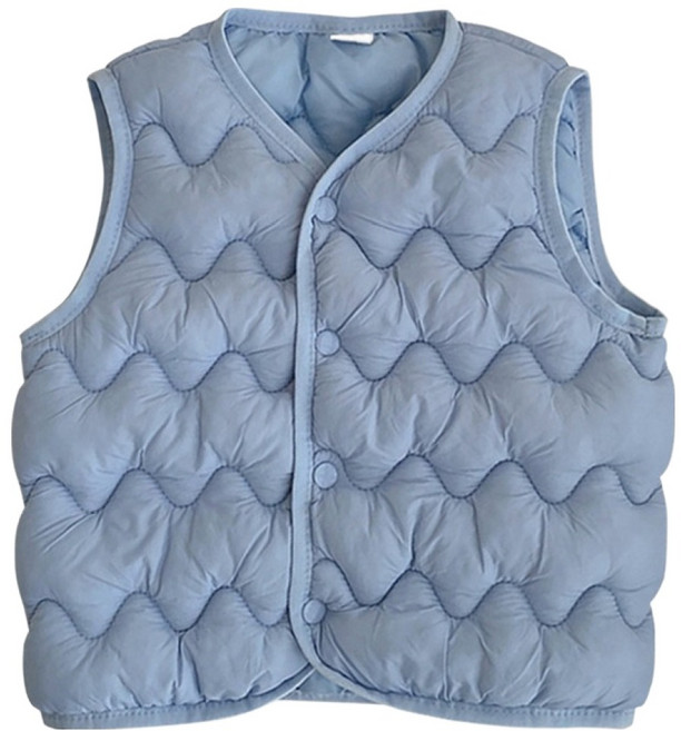 파스텔 경량 조끼 패딩