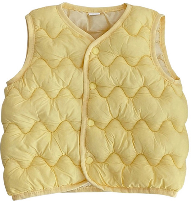 馬卡龍色輕量背心羽絨服