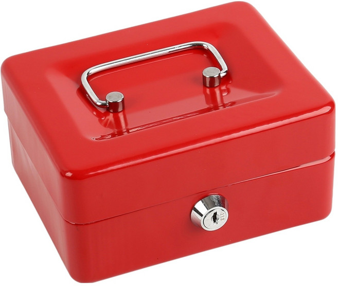 휴대용 열쇠형 비밀 금고 150, 레드
