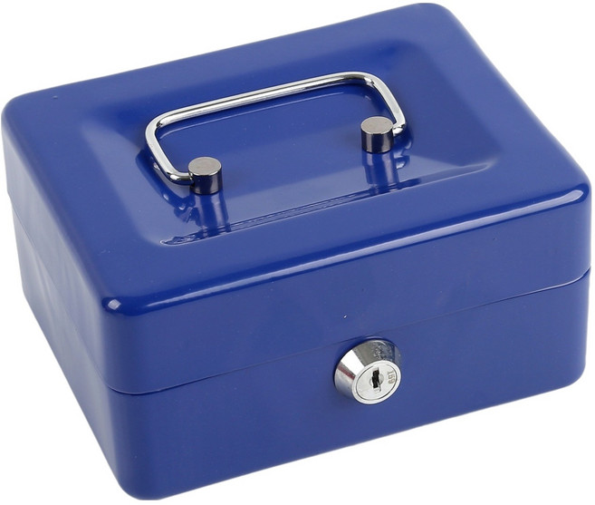 휴대용 열쇠형 비밀 금고 150, 블루