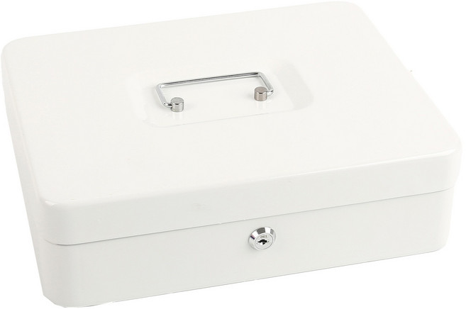 휴대용 열쇠형 비밀 금고 특대형 300, 화이트
