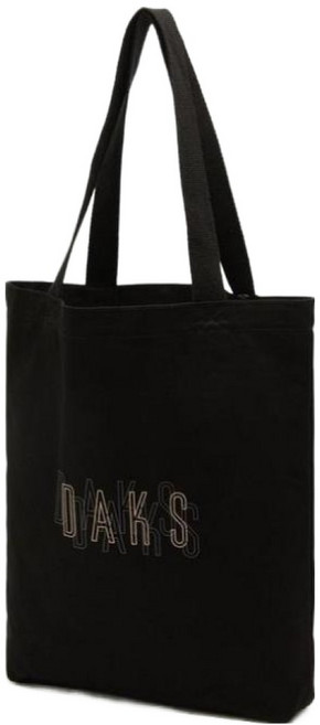 닥스 남녀공용 로고 프린팅 토트백 DBBA5F338BK