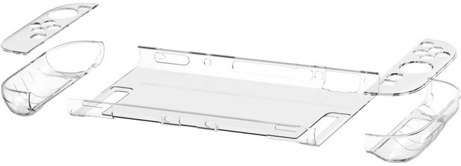 DAEHAN Nintendo Switch 2 專用透明保護殼 全包覆硬殼, 1個, 單一顏色, NS2-AP01