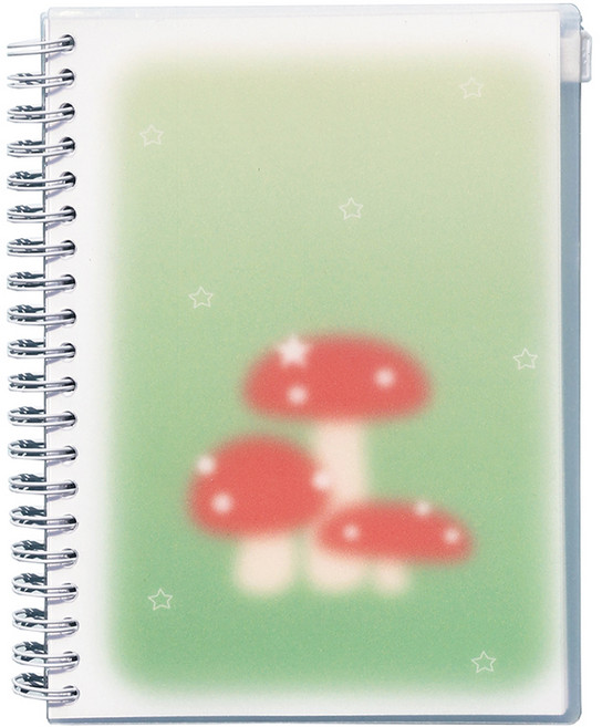 비온뒤 데코포켓 이형지 스티커북, 버섯 마을, 41매, 1개