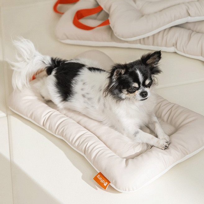 디팡 강아지 유모차 라이너, 베이지, 1개